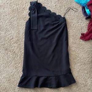 Medium Black One Shoulder Dress Victoria Beckham for Target